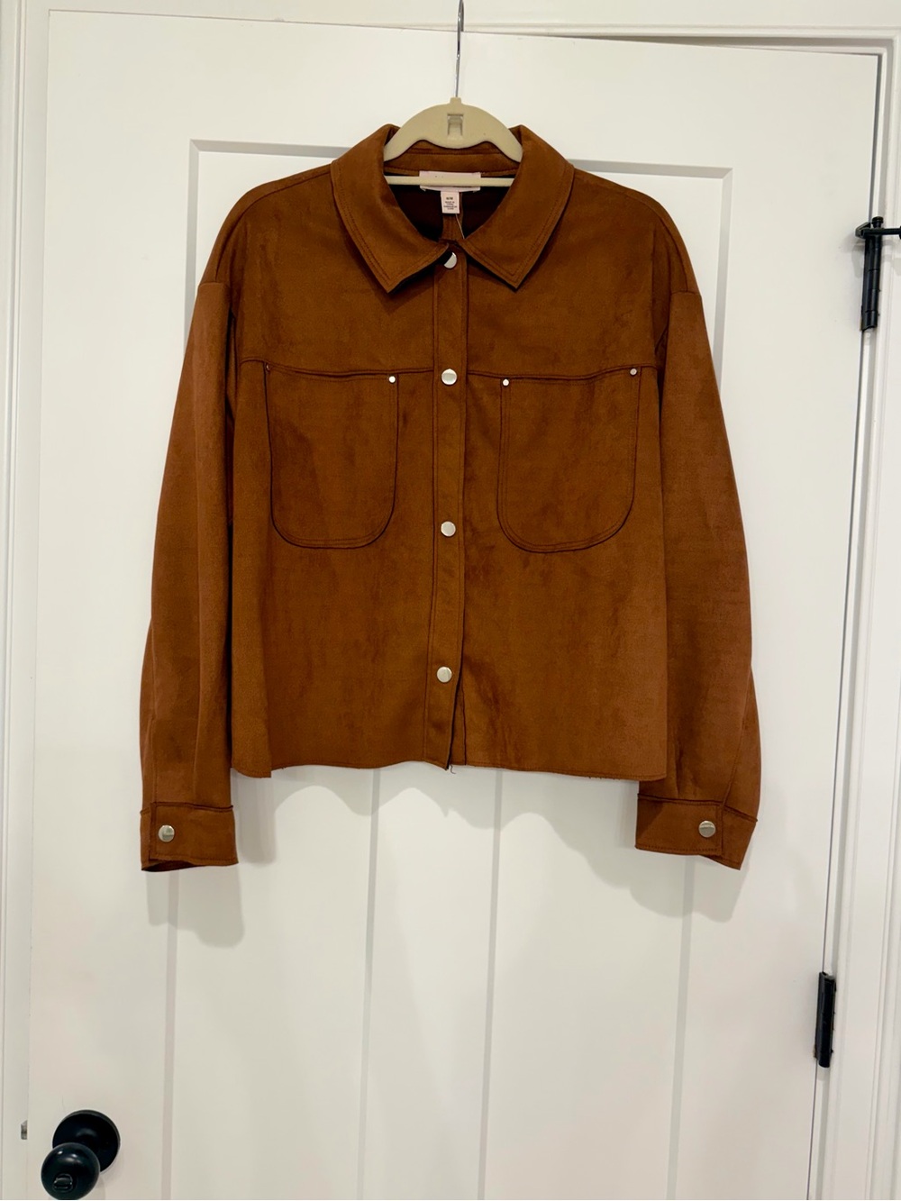 Philosophy Republic Tobacco Faux Suede Jacket Size Medium